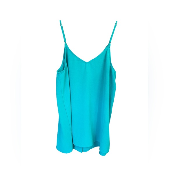 EUC Entro Button Up Tanks Size M Lot of 3 Green, Hot Pink and Pale Lavender - Picture 9 of 10